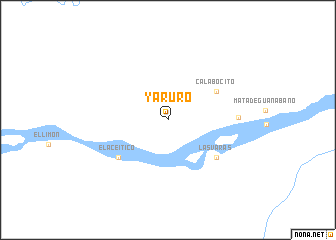 map of Yaruro