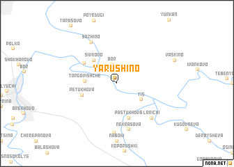 map of Yarushino