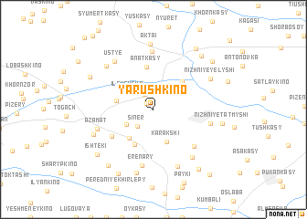 map of Yarushkino