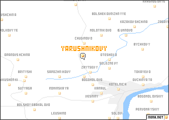 map of Yarushnikovy