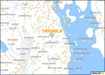 map of Yārūwāla