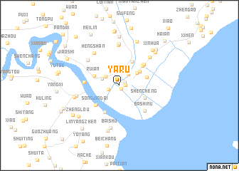 map of Yaru