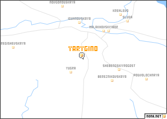 map of Yarygino