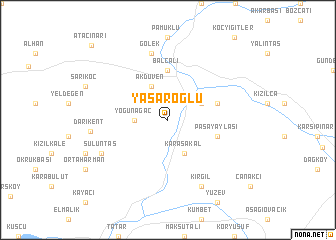 map of Yaşaroğlu
