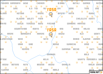 map of Yasa