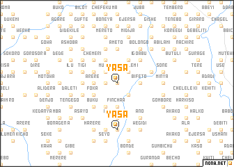 map of Yasa