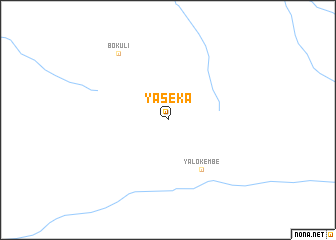 map of Yaseka