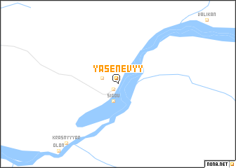 map of Yasenevyy