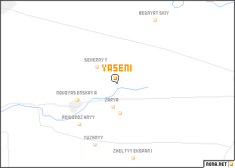 map of Yaseni