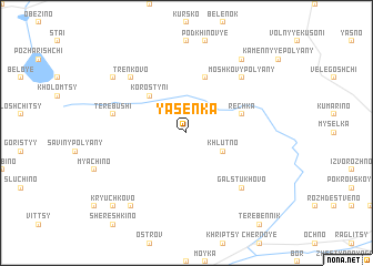 map of Yasenka