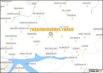 map of Yasenok Muravlyanka