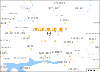 map of Yasenok Verkhniy