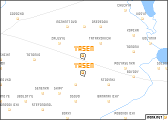 map of Yasenʼ