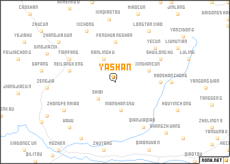 map of Yashan