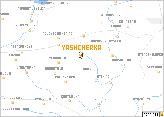 map of Yashcherka