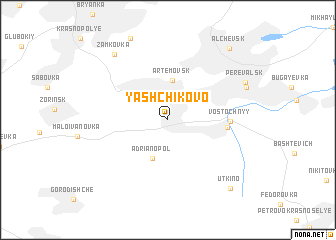 map of Yashchikovo