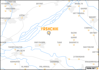 map of Yashchik