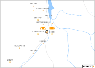 map of Yashḩar