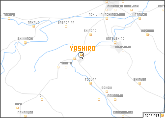 map of Yashiro