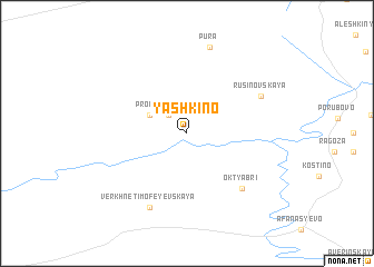 map of Yashkino