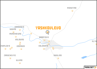 map of Yashkovlevo