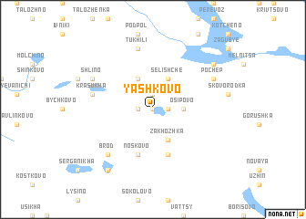 map of Yashkovo
