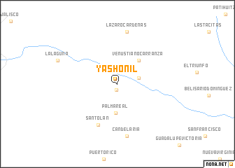 map of Yashonil