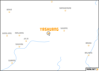 map of Yashuang