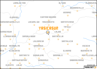 map of Yasica Sur