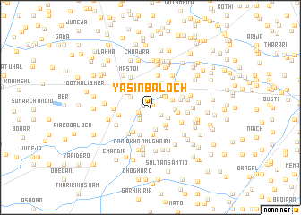 map of Yasīn Baloch