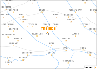 map of Yasince