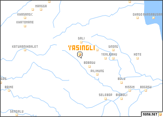 map of Yasingli