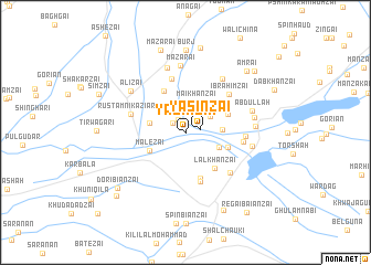 map of Yāsīnzai