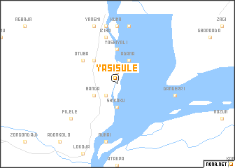 map of Yasisule