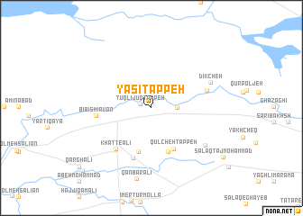 map of Yāsī Tappeh