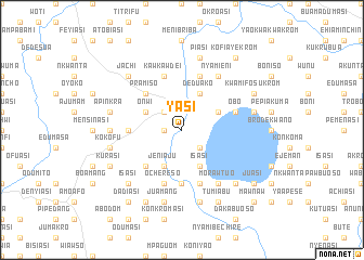 map of Yasi