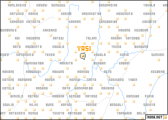 map of Yasi
