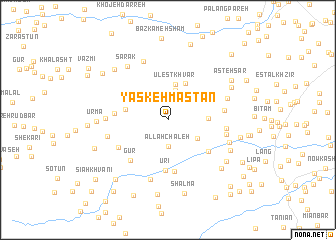 map of Yāskeh Mastan