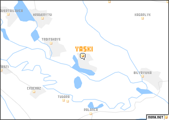 map of Yasʼki