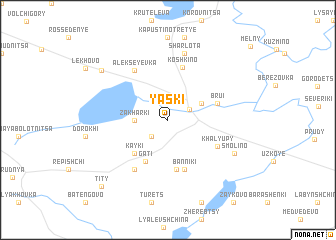 map of Yaski