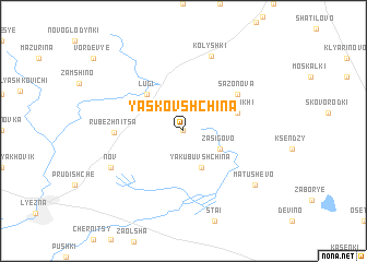 map of Yasʼkovshchina