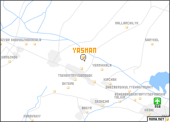 map of Yasman