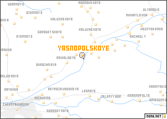 map of Yasnopolʼskoye