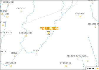 map of Yasnunka