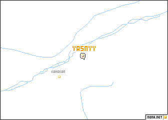 map of Yasnyy