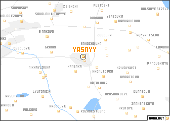 map of Yasnyy