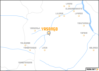 map of Yasongo