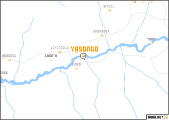 map of Yasongo