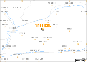 map of Yassıçal