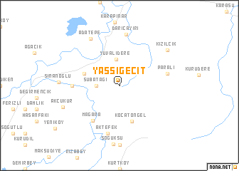 map of Yassıgeçit